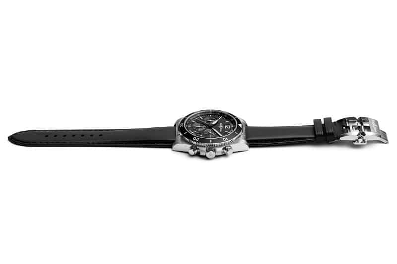 Bell & Ross Goes XL с винтажным хронографом из черной стали