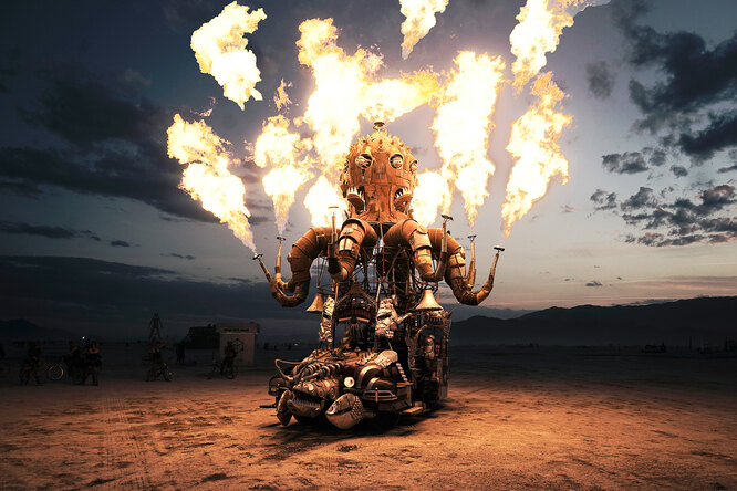 Инсталляции фестиваля Burning Man