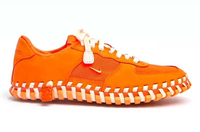 Nike J Force 1 Low Bright Mandarin — это детище Jacquemus в турбо-режиме