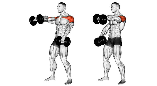 Как накачать рельефные плечи: 12 правил, которые сделают махи гантелей вперед еще эффективнее