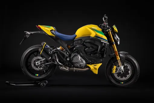 Ducati выпустила мотоцикл Monster Senna, посвященный Айртону Сенне