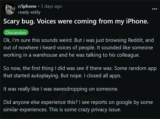 Загадочный баг напугал владельцев iPhone: они слышат голоса незнакомых людей